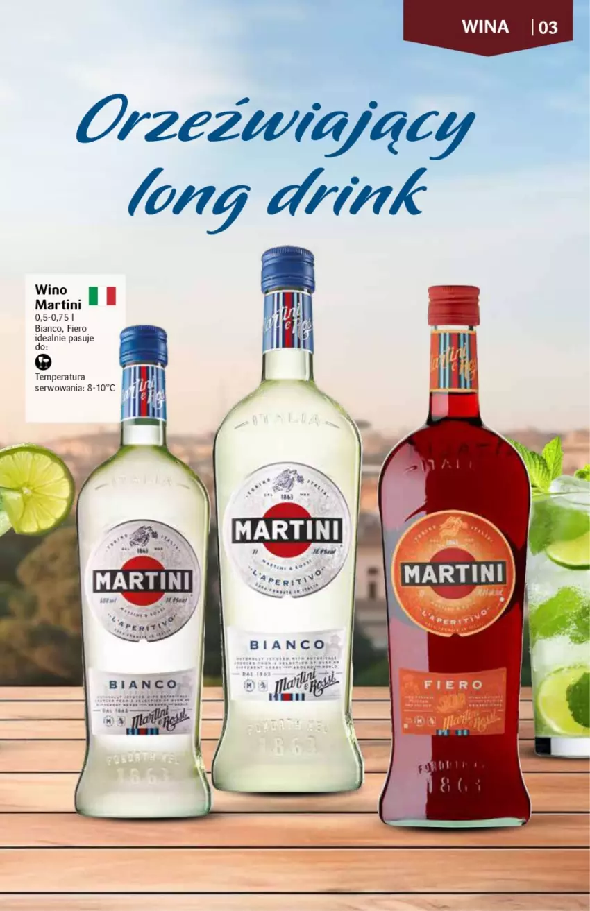 Gazetka promocyjna Delikatesy Centrum - DeliBarek DC33/34 - ważna 24.08 do 06.09.2023 - strona 3 - produkty: Martini, Ser, Wino