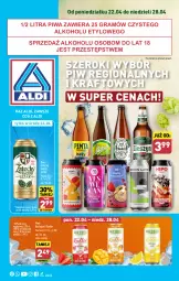 Gazetka promocyjna Aldi - Festiwal piwa w super cenach 🍻 - Gazetka - ważna od 28.04 do 28.04.2024 - strona 1 - produkty: Piwa, Piwo, Karlsquell, Gra, Radler