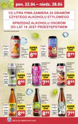 Gazetka promocyjna Aldi - Festiwal piwa w super cenach 🍻 - Gazetka - ważna od 28.04 do 28.04.2024 - strona 2 - produkty: Piwa, Piwo, Gra