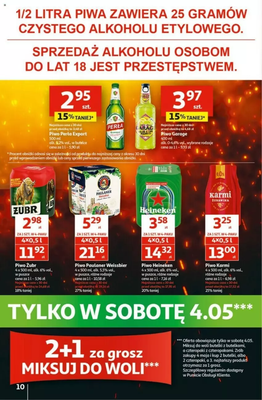 Gazetka promocyjna Auchan - ważna 02.05 do 08.05.2024 - strona 2 - produkty: Gra, Heineken, Karmi, Perła, Piwa, Piwo, Por