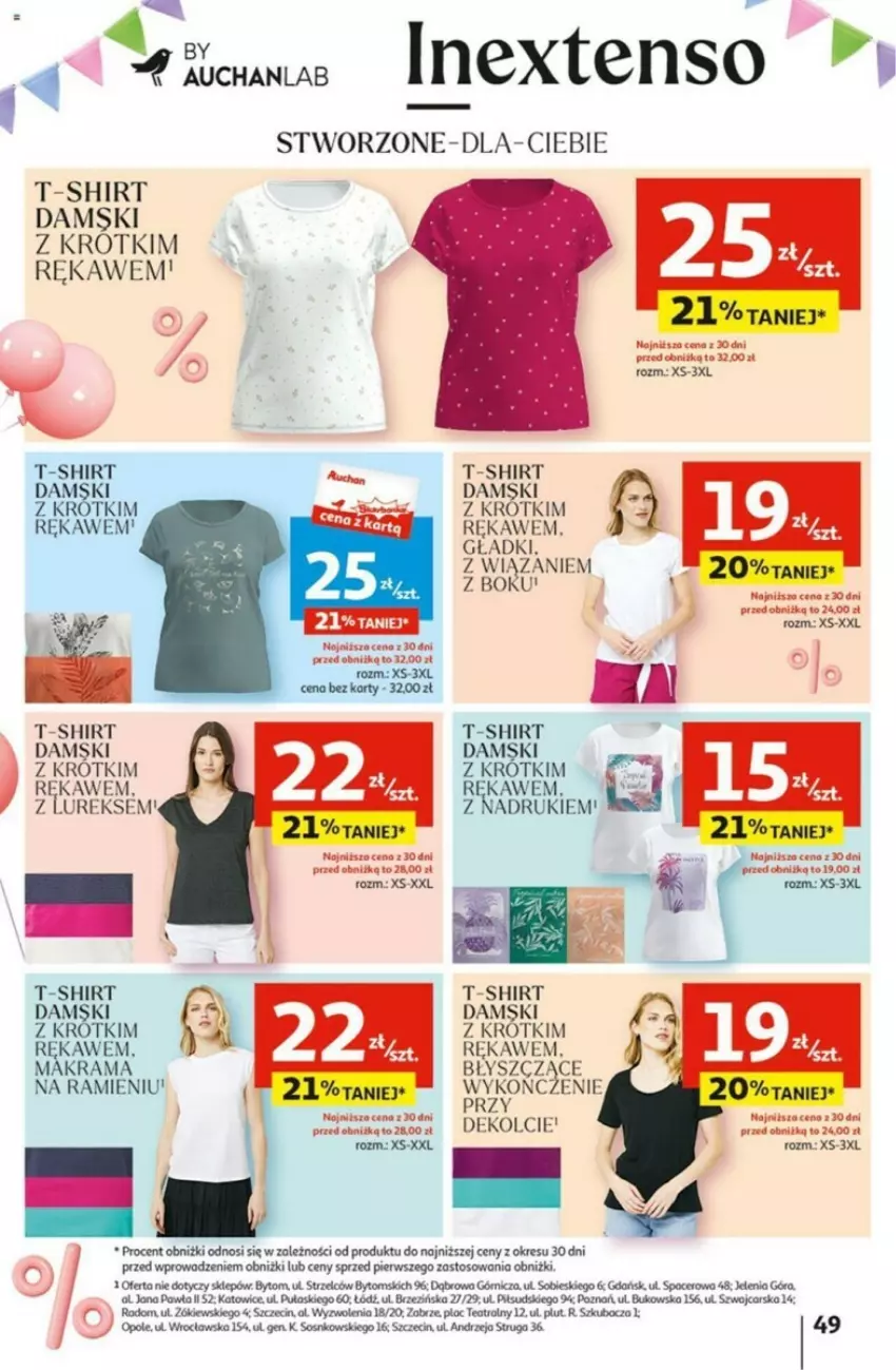 Gazetka promocyjna Auchan - ważna 02.05 do 08.05.2024 - strona 44 - produkty: Acer, Cars, Rama, Sos, T-shirt