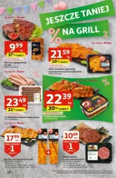 Gazetka promocyjna Auchan - Gazetka - ważna od 08.05 do 08.05.2024 - strona 4 - produkty: Stek, Kiełbaski białe, Burger, Boczek, Frankfurterki, Grill