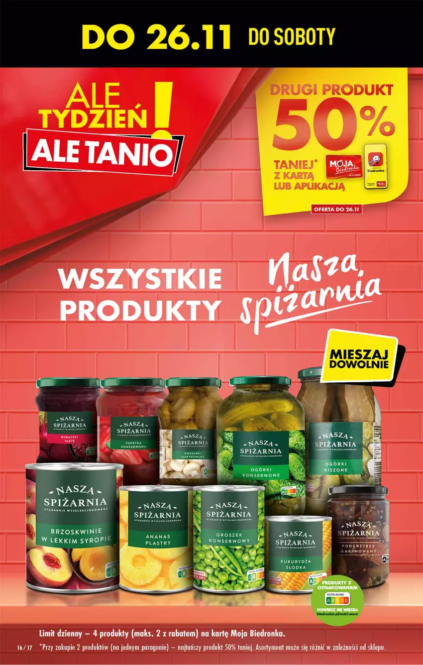 Gazetka promocyjna Biedronka - W tym tygodniu - ważna 24.11 do 30.11.2022 - strona 16 - produkty: Ananas, Brzoskwinie, Fa, Piec, Ser