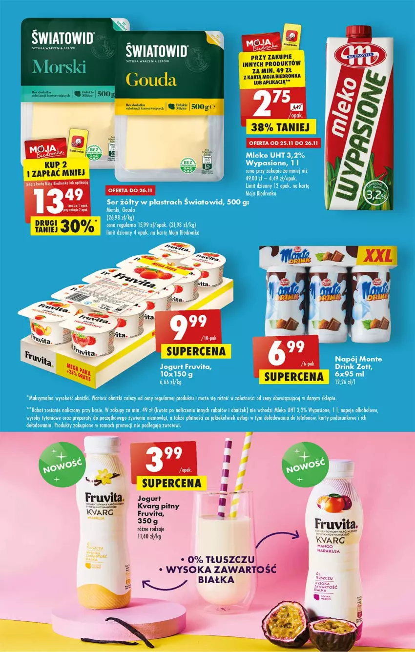 Gazetka promocyjna Biedronka - W tym tygodniu - ważna 24.11 do 30.11.2022 - strona 45 - produkty: Jogurt, Mango, Mleko, Sok