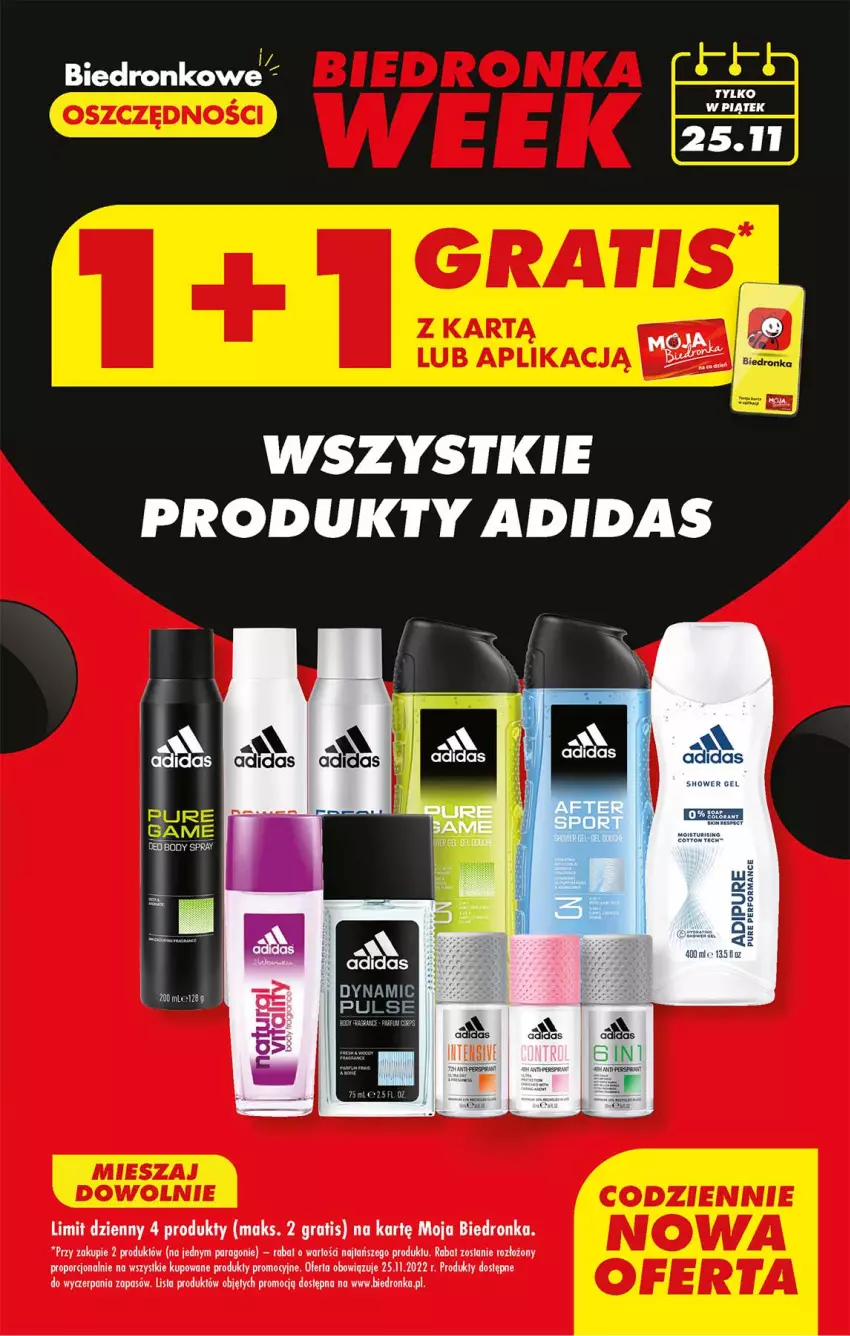 Gazetka promocyjna Biedronka - W tym tygodniu - ważna 24.11 do 30.11.2022 - strona 5 - produkty: Adidas, Gra, Koc, Por, Pur