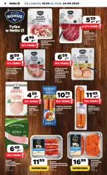 Gazetka promocyjna Netto - Od Czwartku - Gazetka - ważna od 24.04 do 24.04.2024 - strona 6 - produkty: Kurczak, Polędwica, Ser, Salami, Szynka wieprzowa, Stół, Kiełbasa podwawelska, Wawel, Szynka, Pieprz, Morliny, Boczek, Grill, Kiełbasa