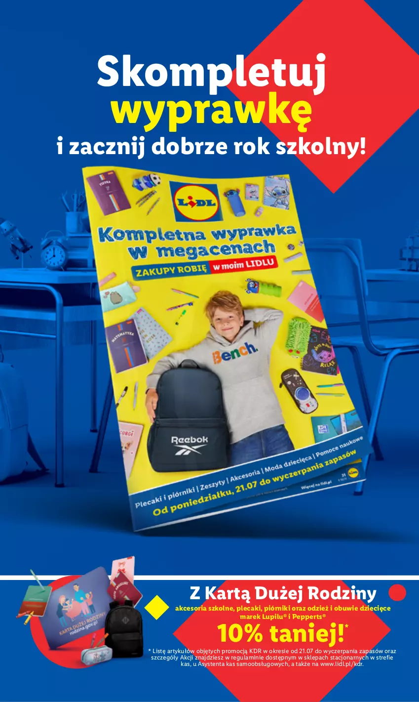 Gazetka promocyjna Lidl - GAZETKA - ważna 21.08 do 23.08.2025 - strona 14 - produkty: Dzieci, Obuwie, Piórnik, Plecak