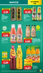 Gazetka promocyjna Lidl - GAZETKA - Gazetka - ważna od 23.08 do 23.08.2025 - strona 41 - produkty: Sok, Napój energetyczny, Ice tea, Ananas, Kiwi, Napoje, Lack, Tymbark, Cappuccino, Arbuz, Lampa, Mamba, Mango, Napój, Mięta, Kokos