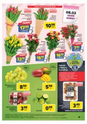 Gazetka promocyjna Carrefour - Gazetka Targ świeżości - Gazetka - ważna od 11.03 do 11.03.2023 - strona 3 - produkty: Tulipan, Kret, Winogrona, Limonka, Bukiet, Wino, Mango, Jabłka, LG