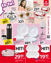 Gazetka promocyjna Selgros - Oferta przemysłowa - Gazetka - ważna od 19.04 do 19.04.2023 - strona 13 - produkty: Pojemnik szklany, Ser, Por, Dzbanek, Termos, Pojemnik, Talerz, Prima, Naczynie żaroodporne, Deser, Kieliszek, Komplet obiadowy