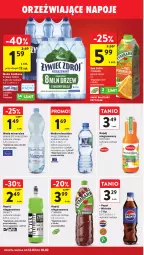 Gazetka promocyjna Intermarche - Gazetka promocyjna - Gazetka - ważna od 18.02 do 18.02.2026 - strona 34 - produkty: Nałęczowianka, Sok, Mus, Mirinda, Napoje, LANA, Pepsi, Fortuna, Tymbark, Szyna, Woda mineralna, Napój niegazowany, Woda, Napój