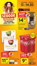 Gazetka promocyjna Intermarche - Gazetka promocyjna - Gazetka - ważna od 18.02 do 18.02.2026 - strona 6 - produkty: Kawa rozpuszczalna, Gin, Kawa, Coca-Cola, Merci
