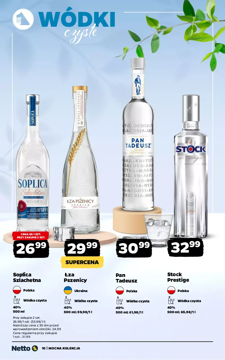 Gazetka promocyjna Netto - Alkohole - Mocne - ważna 30.03 do 11.04.2026 - strona 10 - produkty: Soplica, Stock, Wódka