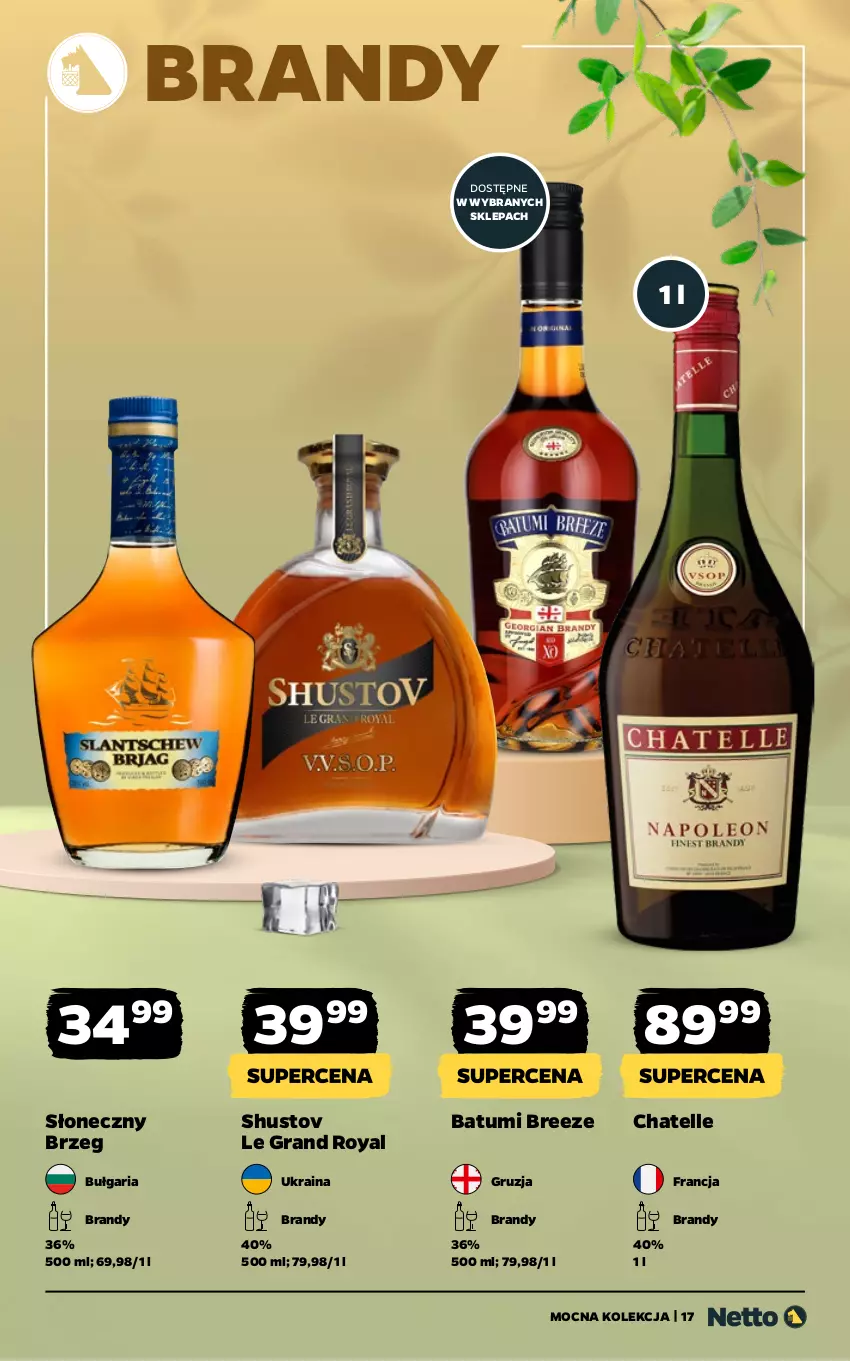 Gazetka promocyjna Netto - Alkohole - Mocne - ważna 30.03 do 11.04.2026 - strona 17 - produkty: Brandy, Gra
