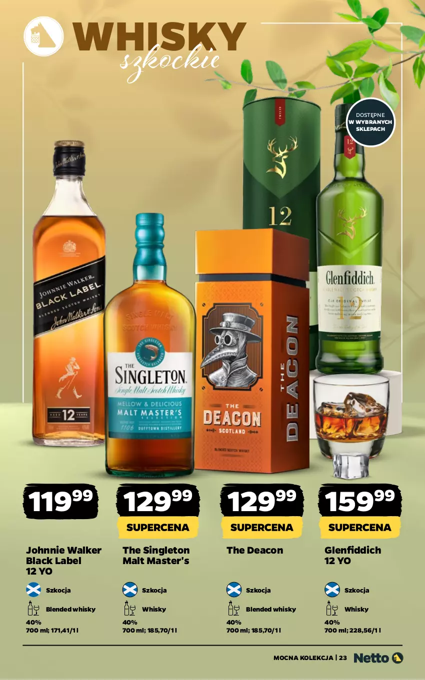Gazetka promocyjna Netto - Alkohole - Mocne - ważna 30.03 do 11.04.2026 - strona 23 - produkty: Johnnie Walker, Koc, Lack, Whisky