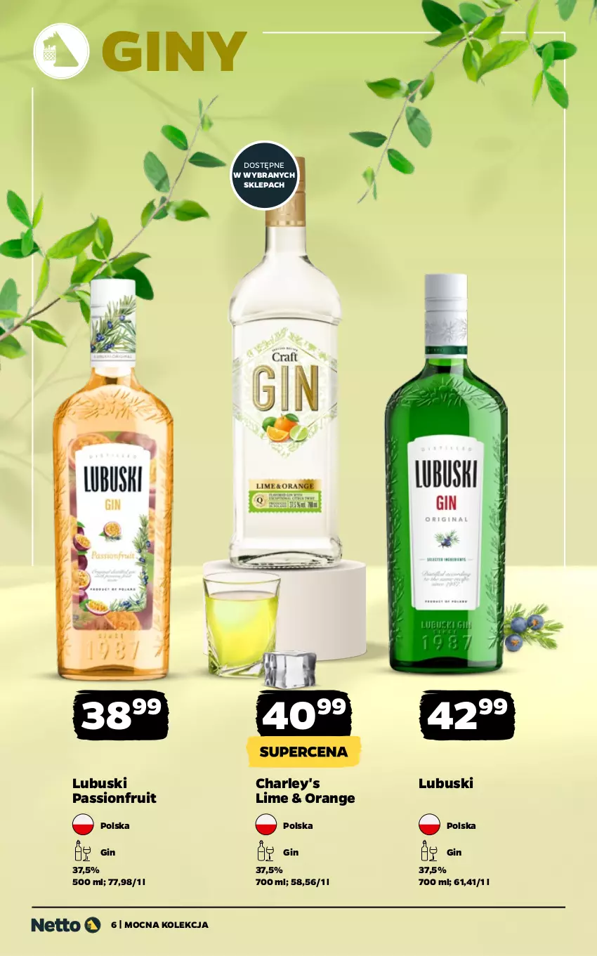 Gazetka promocyjna Netto - Alkohole - Mocne - ważna 30.03 do 11.04.2026 - strona 6 - produkty: Gin