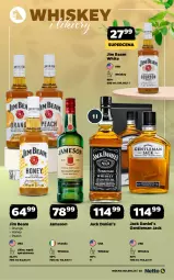 Gazetka promocyjna Netto - Alkohole - Mocne - Gazetka - ważna od 11.04 do 11.04.2026 - strona 25 - produkty: Whiskey, Jameson, Jim Beam, Jack Daniel's, Napój, Likier