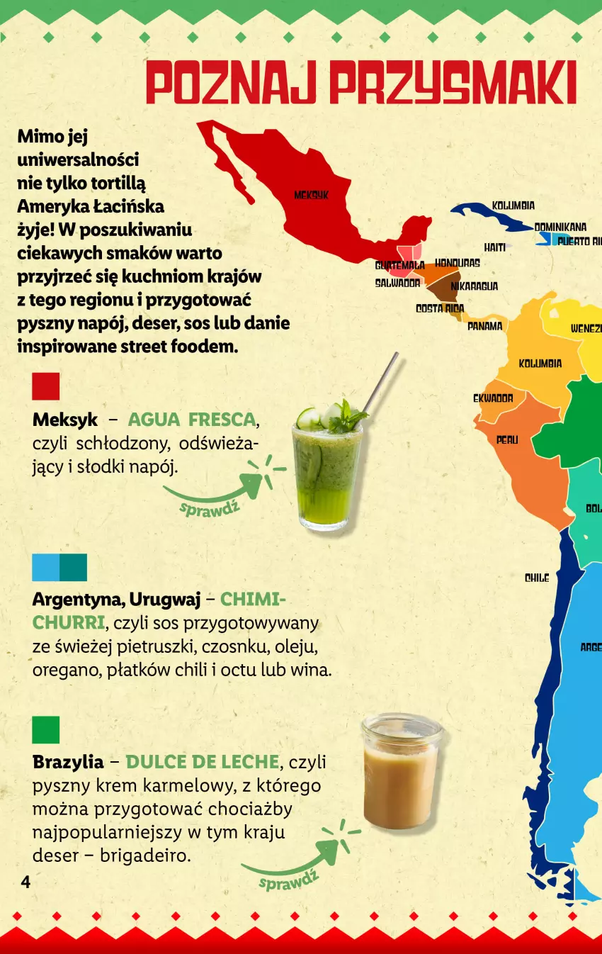 Gazetka promocyjna Lidl - KATALOG MEKSYK - ważna 11.09 do 16.09.2023 - strona 4 - produkty: Deser, Napój, Olej, Ser, Sos