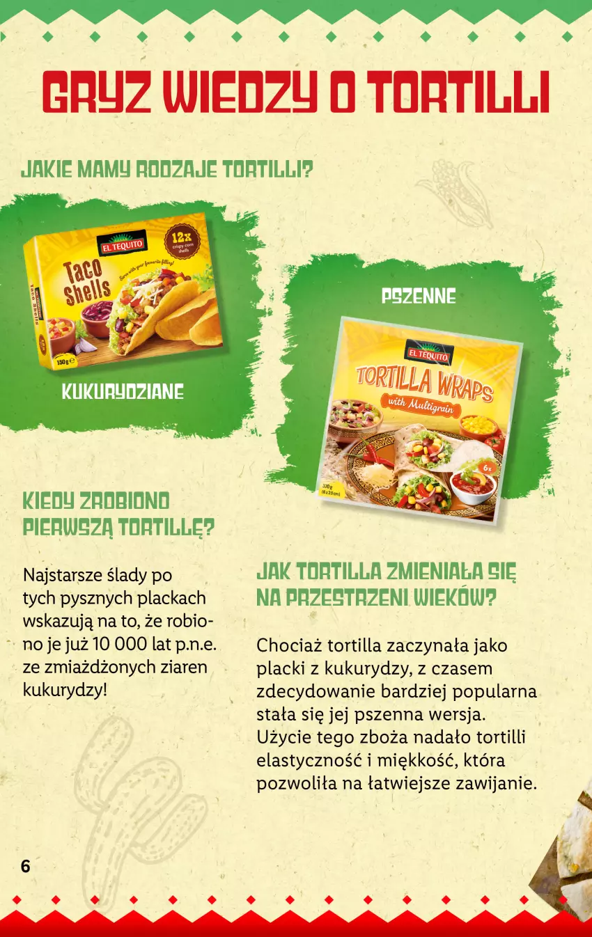 Gazetka promocyjna Lidl - KATALOG MEKSYK - ważna 11.09 do 16.09.2023 - strona 6 - produkty: Lack, Tortilla