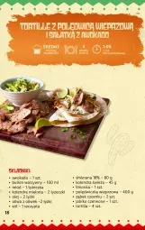 Gazetka promocyjna Lidl - KATALOG MEKSYK - Gazetka - ważna od 16.09 do 16.09.2023 - strona 18 - produkty: Sól, Polędwiczka wieprzowa, Kolendra, Bulion, Tortilla, Lion, Miód, Limonka, Oliwa z oliwek, Olej, Oliwa