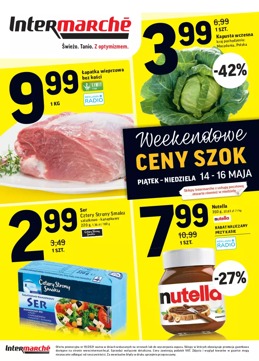 Gazetka promocyjna Intermarche - Świeżo i tanio - ważna 11.05 do 17.05.2021 - strona 40 - produkty: Nutella, Ser