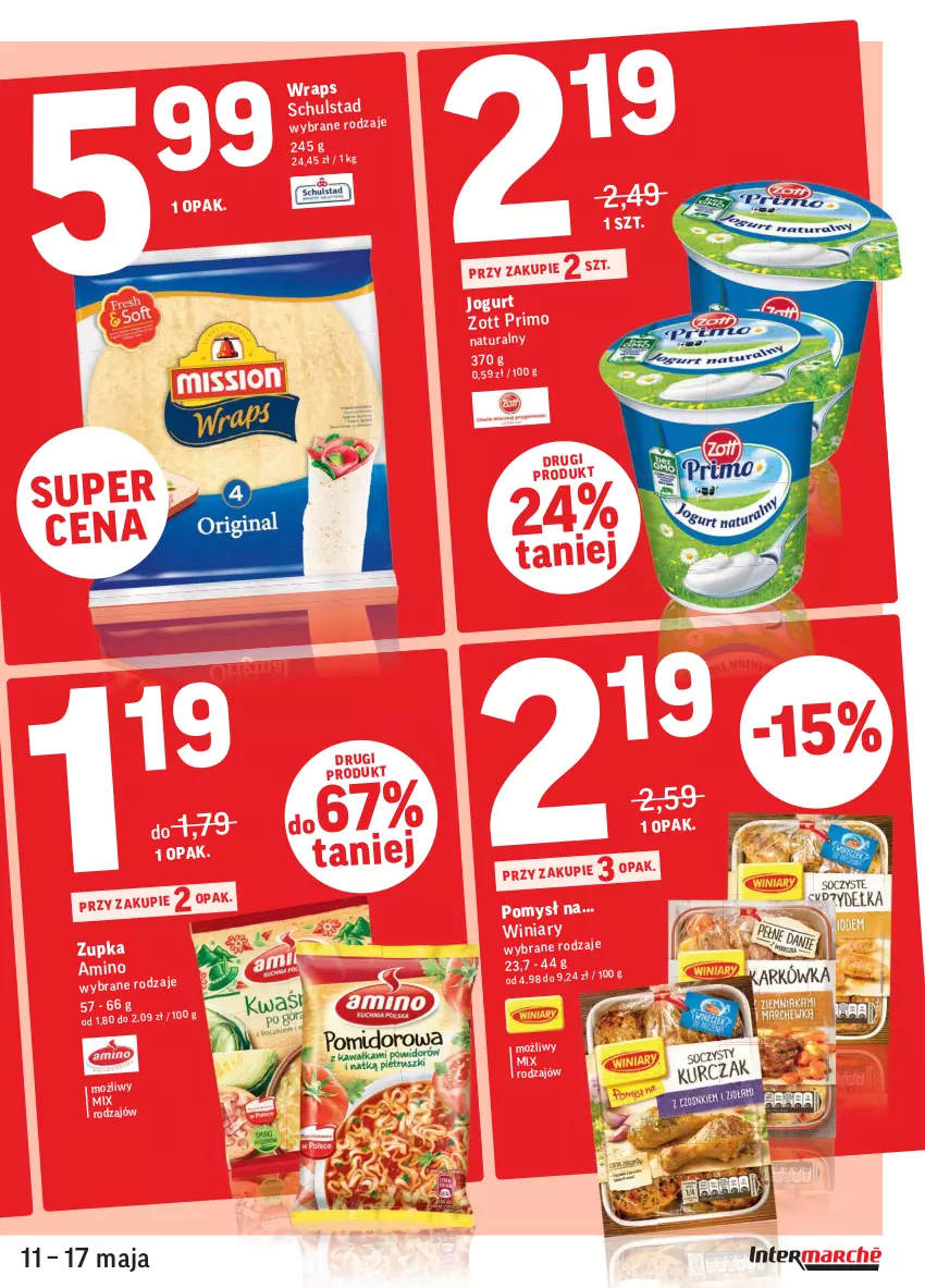 Gazetka promocyjna Intermarche - Świeżo i tanio - ważna 11.05 do 17.05.2021 - strona 5 - produkty: Jogurt, Winiary, Zott, Zott Primo