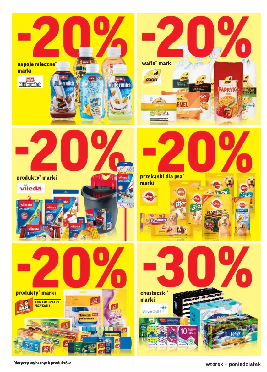 Gazetka promocyjna Intermarche - Świeżo i tanio - ważna 11.05 do 17.05.2021 - strona 6 - produkty: Chusteczki, Napoje, Przekąski dla psa, Wafle