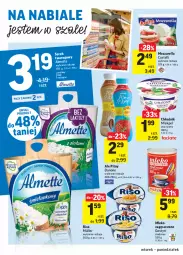 Gazetka promocyjna Intermarche - Świeżo i tanio - Gazetka - ważna od 17.05 do 17.05.2021 - strona 22 - produkty: Mozzarella, Ser, Danone, Szal, Serek, Mleko zagęszczone, Mleko