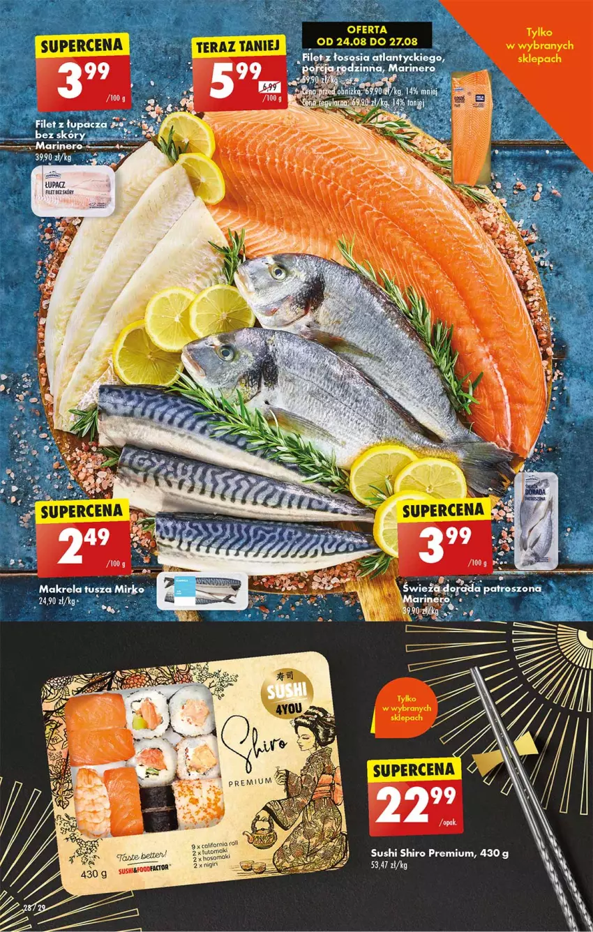 Gazetka promocyjna Biedronka - Od czwartku - ważna 24.08 do 30.08.2023 - strona 28 - produkty: LG, Sos, Sushi