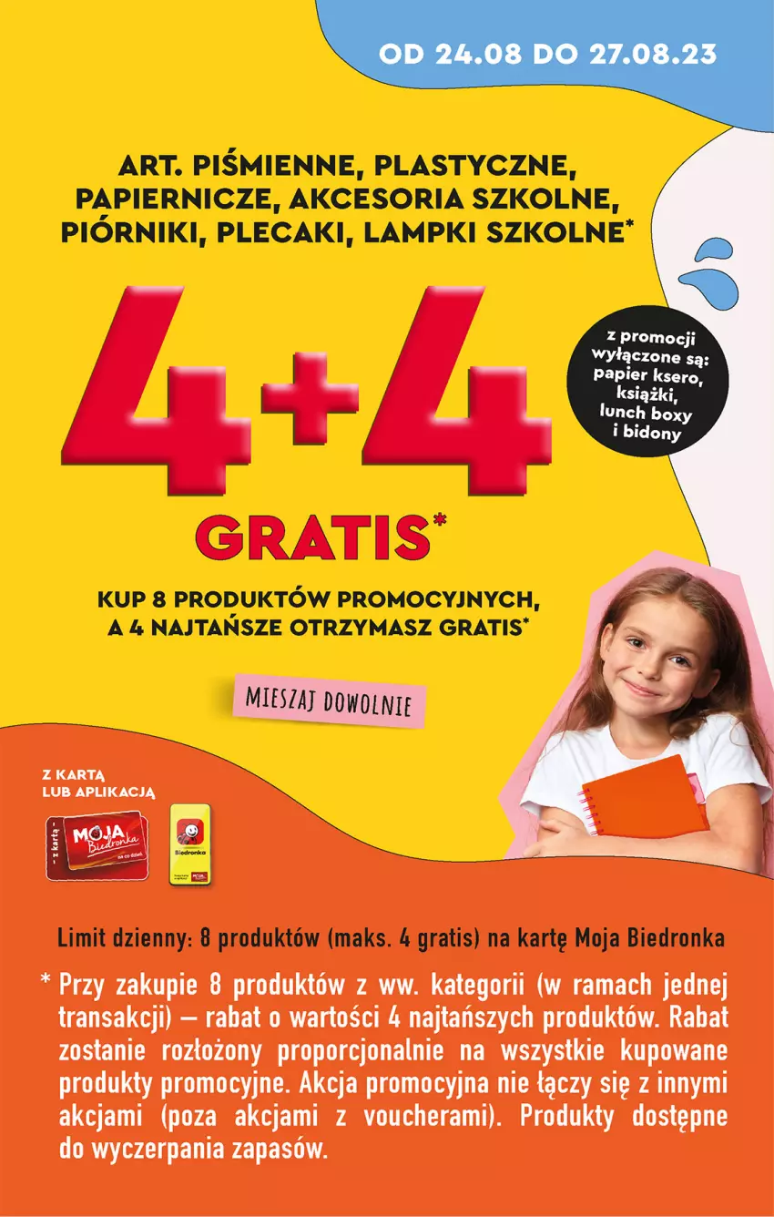 Gazetka promocyjna Biedronka - Od czwartku - ważna 24.08 do 30.08.2023 - strona 56 - produkty: Gra, Papier, Piórnik, Plecak, Por, Rama, Tran