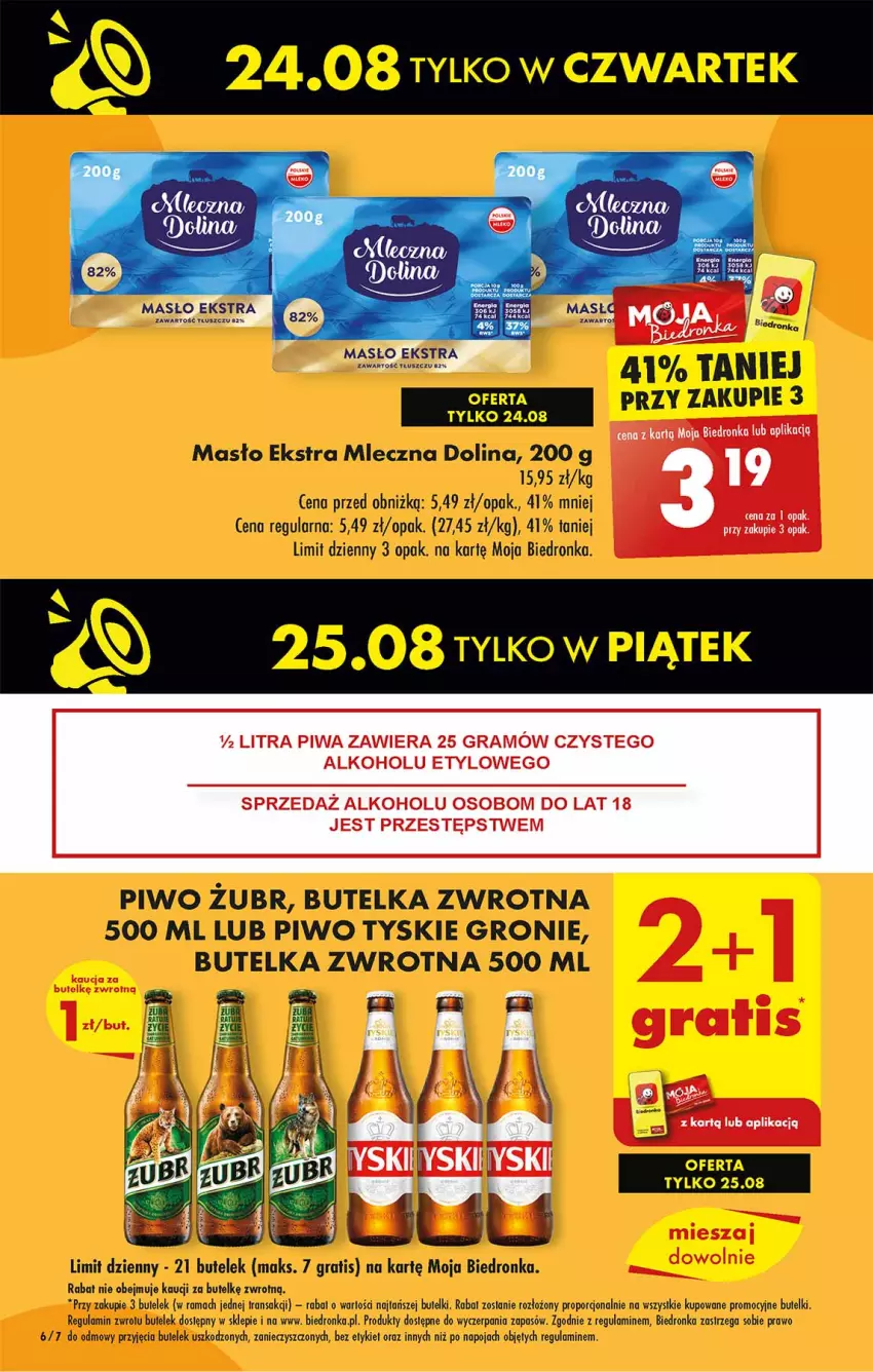 Gazetka promocyjna Biedronka - Od czwartku - ważna 24.08 do 30.08.2023 - strona 6 - produkty: Fa, Gra, LG, Piwa