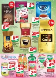 Gazetka promocyjna Dino - Gazetka - Gazetka - ważna od 10.01 do 10.01.2023 - strona 6 - produkty: HiPP, Tchibo, Piernik, Kawa rozpuszczalna, Sok, Ser, Kawa ziarnista, BoboVita, Kawa, Herbata czarna, Królik, Tetley, Czekolada, Danie dla dzieci, Dzieci, Owoce, Mocca Fix Gold, Kubuś, Deser, Woseba, Herbata, Napój, Fa