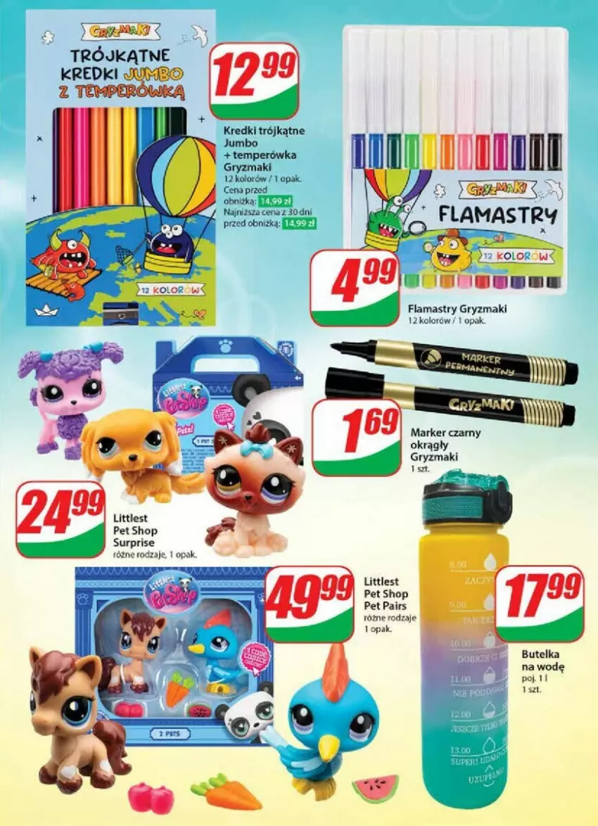 Gazetka promocyjna Dino - ważna 03.07 do 09.07.2024 - strona 51 - produkty: Flamastry, Gry, Littlest Pet Shop, Marker