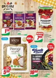 Gazetka promocyjna Dino - Gazetka - ważna od 09.07 do 09.07.2024 - strona 10 - produkty: Kurczak, Pierogi, Ser, Serek, Virtu, Camembert, Grill, Olej, Pomidory, Miecz