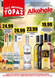 Gazetka promocyjna Topaz - Gazetka - Gazetka - ważna od 31.08 do 31.08.2024 - strona 1 - produkty: Top, Soplica, Tera, Wódka, Acana