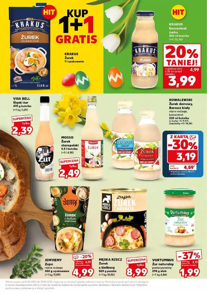 Gazetka promocyjna Kaufland - ważna 18.04 do 19.04.2025 - strona 20 - produkty: Aksam, Bell, Krakus, Zupa