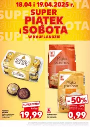 Gazetka promocyjna Kaufland - Gazetka - ważna od 19.04 do 19.04.2025 - strona 15 - produkty: Sok, Rama, Praliny, Ferrero Rocher, Dada, Mąka, Ferrero, Mąka pszenna