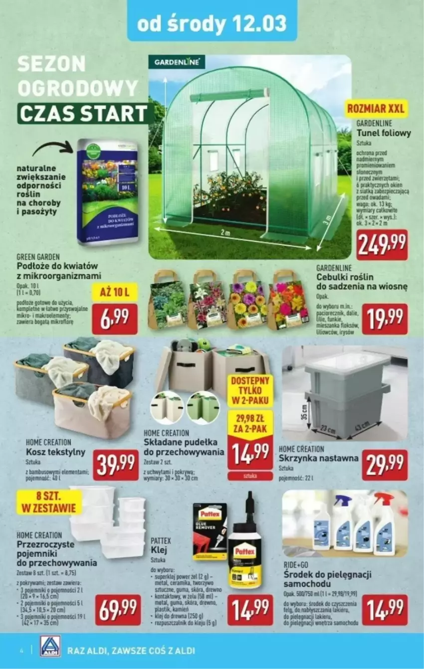 Gazetka promocyjna Aldi - ważna 12.03 do 15.03.2025 - strona 8 - produkty: HP, Kije, Klej, Piec, Pojemnik, Por, Tunel, Waga, Zwierzęta