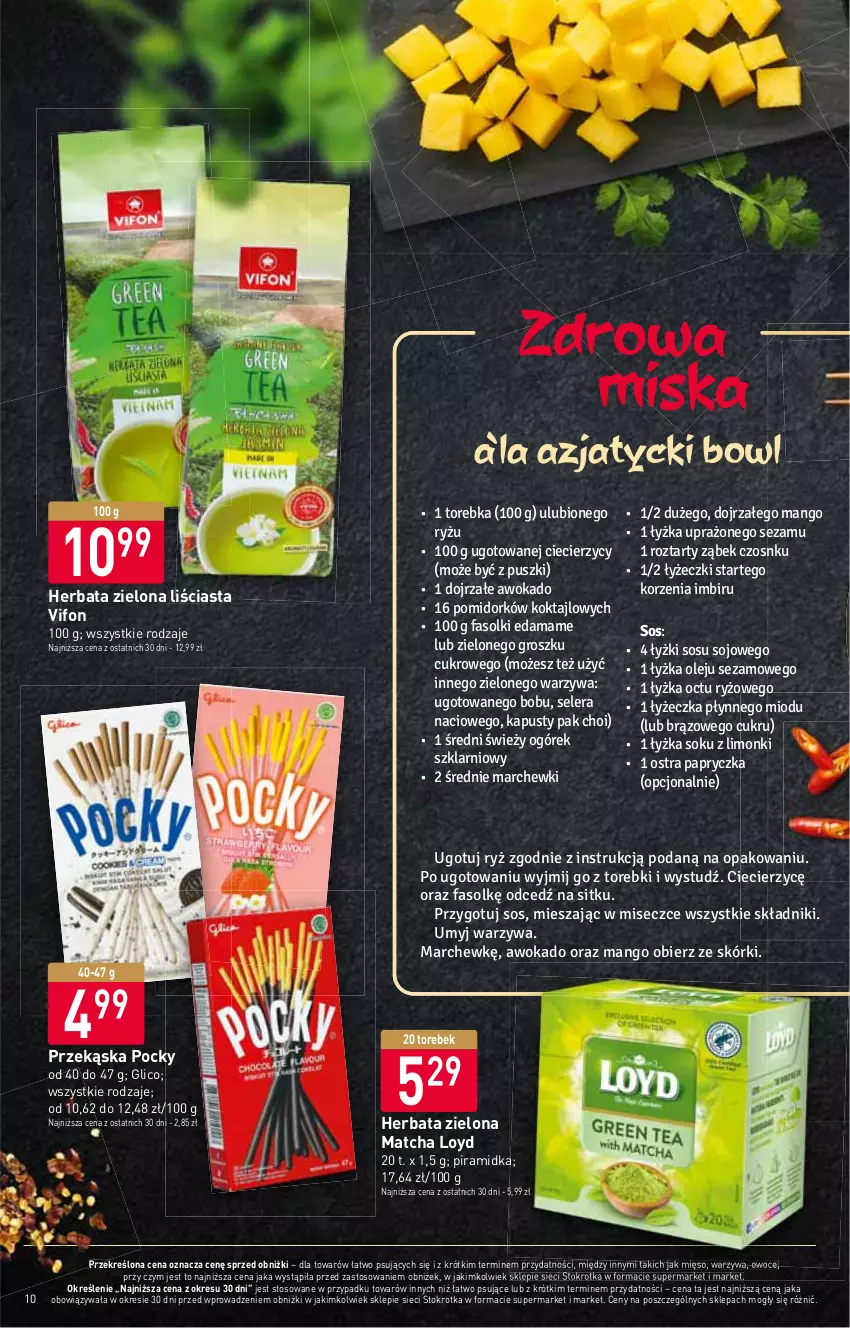 Gazetka promocyjna Stokrotka - Supermarket - ważna 23.02 do 01.03.2023 - strona 10 - produkty: Herbata, Imbir, Loyd, Mięso, Miska, Owoce, Warzywa