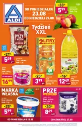 Gazetka promocyjna Aldi - SUPER SMACZNE OKAZJE - Gazetka - ważna od 29.08 do 29.08.2021 - strona 1 - produkty: Sok pomarańczowy, Deser mleczny, Sok, Ser, Tera, Olej rzepakowy, Deser, Haribo, Olej, Nektar