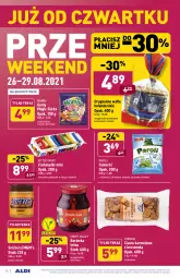 Gazetka promocyjna Aldi - SUPER SMACZNE OKAZJE - Gazetka - ważna od 29.08 do 29.08.2021 - strona 24 - produkty: Por, Gin, Borówka, Cukier, Tera, Snickers, Wafle, Sport, Syrop, Owoce, Cukierki, Ritter Sport, Mamba