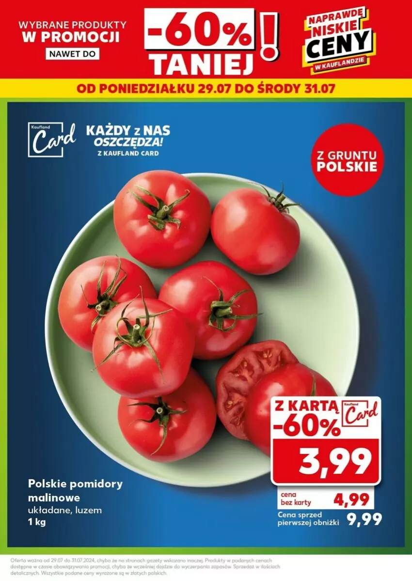Gazetka promocyjna Kaufland - ważna 29.07 do 31.07.2024 - strona 23 - produkty: Pomidory