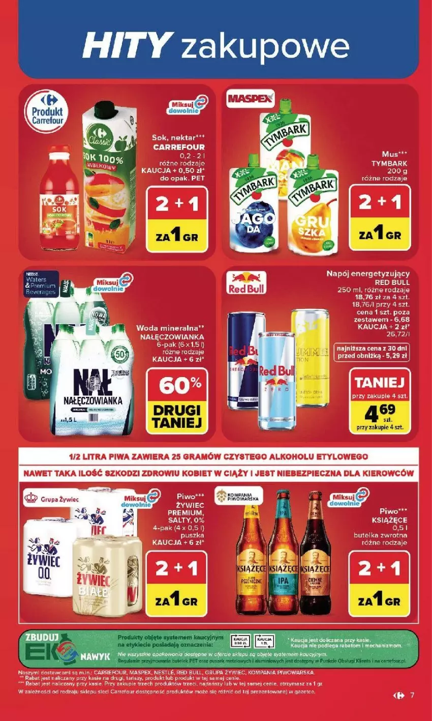 Gazetka promocyjna Carrefour - Gazetka Carrefour, Market w SUMIE najlepszy, od poniedziałku - ważna 17.08 do 22.08.2026 - strona 9 - produkty: Nałęczowianka, Piec, Piwo