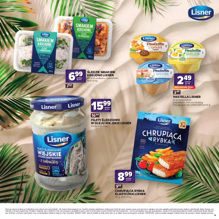 Gazetka promocyjna Stokrotka - Katalog Kulinarny! - ważna 20.08 do 02.09.2026 - strona 13 - produkty: Lisner, Mięso, Olej, Owoce, Pastella, Warzywa