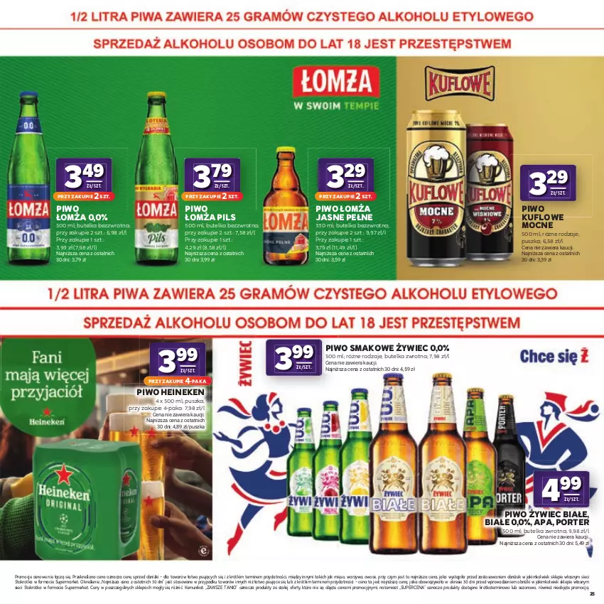 Gazetka promocyjna Stokrotka - Katalog Kulinarny! - ważna 20.08 do 02.09.2026 - strona 25 - produkty: Heineken, Mięso, Owoce, Piwo, Por, Warzywa