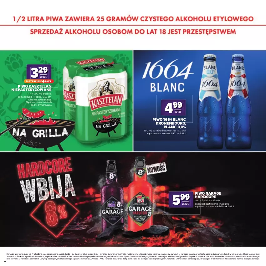 Gazetka promocyjna Stokrotka - Katalog Kulinarny! - ważna 20.08 do 02.09.2026 - strona 26 - produkty: Kasztelan, Mięso, Owoce, Piwo, Warzywa