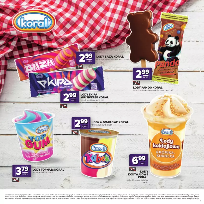 Gazetka promocyjna Stokrotka - Katalog Kulinarny! - ważna 20.08 do 02.09.2026 - strona 7 - produkty: Kubek, Lody, Mars, Mięso, Owoce, Top, Warzywa
