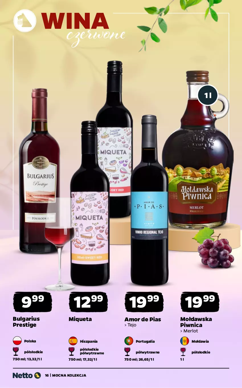 Gazetka promocyjna Netto - Alkohole - Mocne - ważna 25.05 do 06.06.2026 - strona 16 - produkty: LG, Merlot, Por