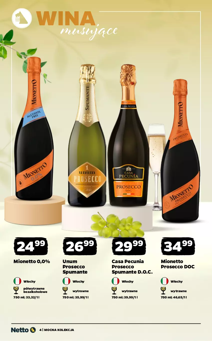 Gazetka promocyjna Netto - Alkohole - Mocne - ważna 25.05 do 06.06.2026 - strona 4 - produkty: Mionetto, Mus, Prosecco, Puma