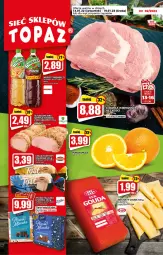 Gazetka promocyjna Topaz - Gazetka - Gazetka - ważna od 19.01 do 19.01.2022 - strona 1 - produkty: Ser, AEG, Jaja, Mlekovita, Szynka, Mleczko, Chleb tostowy, Tymbark, Ptasie mleczko, Chleb, Gouda, Napój, Mleko